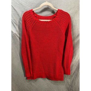 American Eagle Outfitters Jegging Sweater Womens Small Red Pullover Ladies